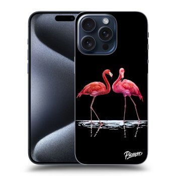 Hülle für Apple iPhone 16 Pro Max - Flamingos zu zweit