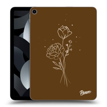 Hülle für Apple iPad Air 11" 2024 (6.gen.) - Brown flowers