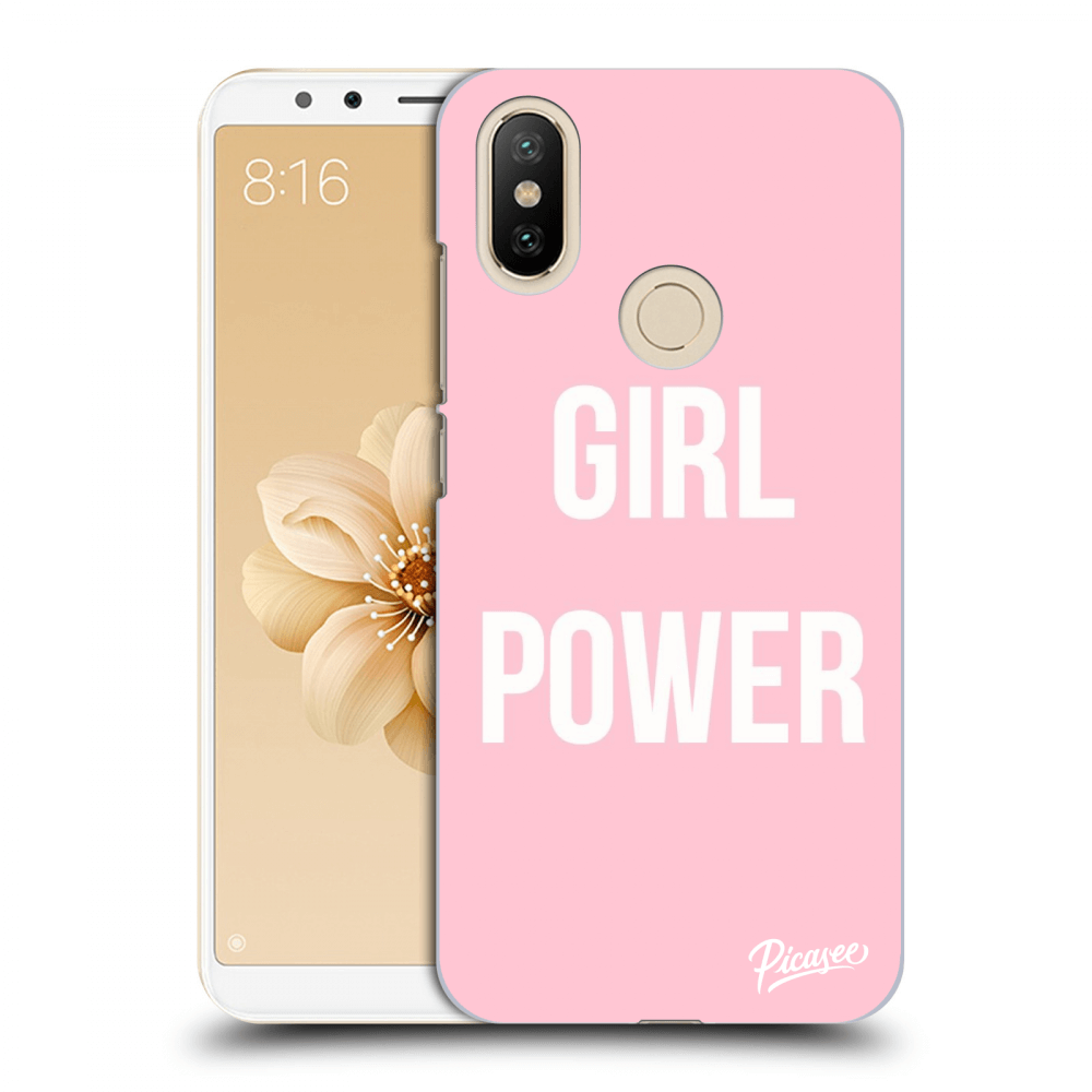 Picasee Xiaomi Mi A2 Hülle - Milchiges Silikon - Girl power