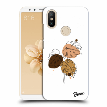 Picasee Xiaomi Mi A2 Hülle - Milchiges Silikon - Monstera