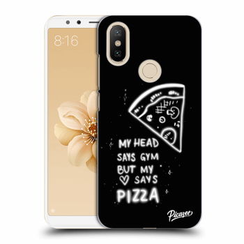 Picasee Xiaomi Mi A2 Hülle - Milchiges Silikon - Pizza