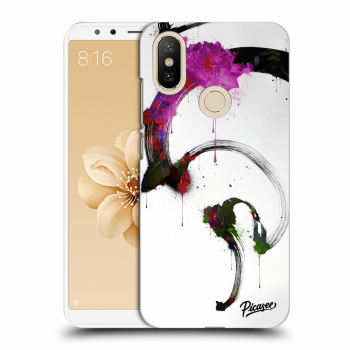 Picasee Xiaomi Mi A2 Hülle - Milchiges Silikon - Peony White