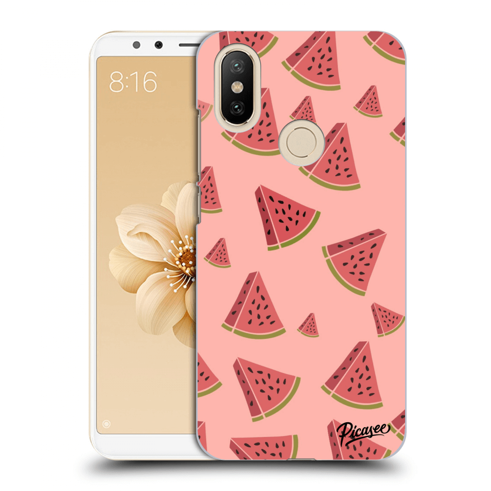 Picasee Xiaomi Mi A2 Hülle - Milchiges Silikon - Watermelon