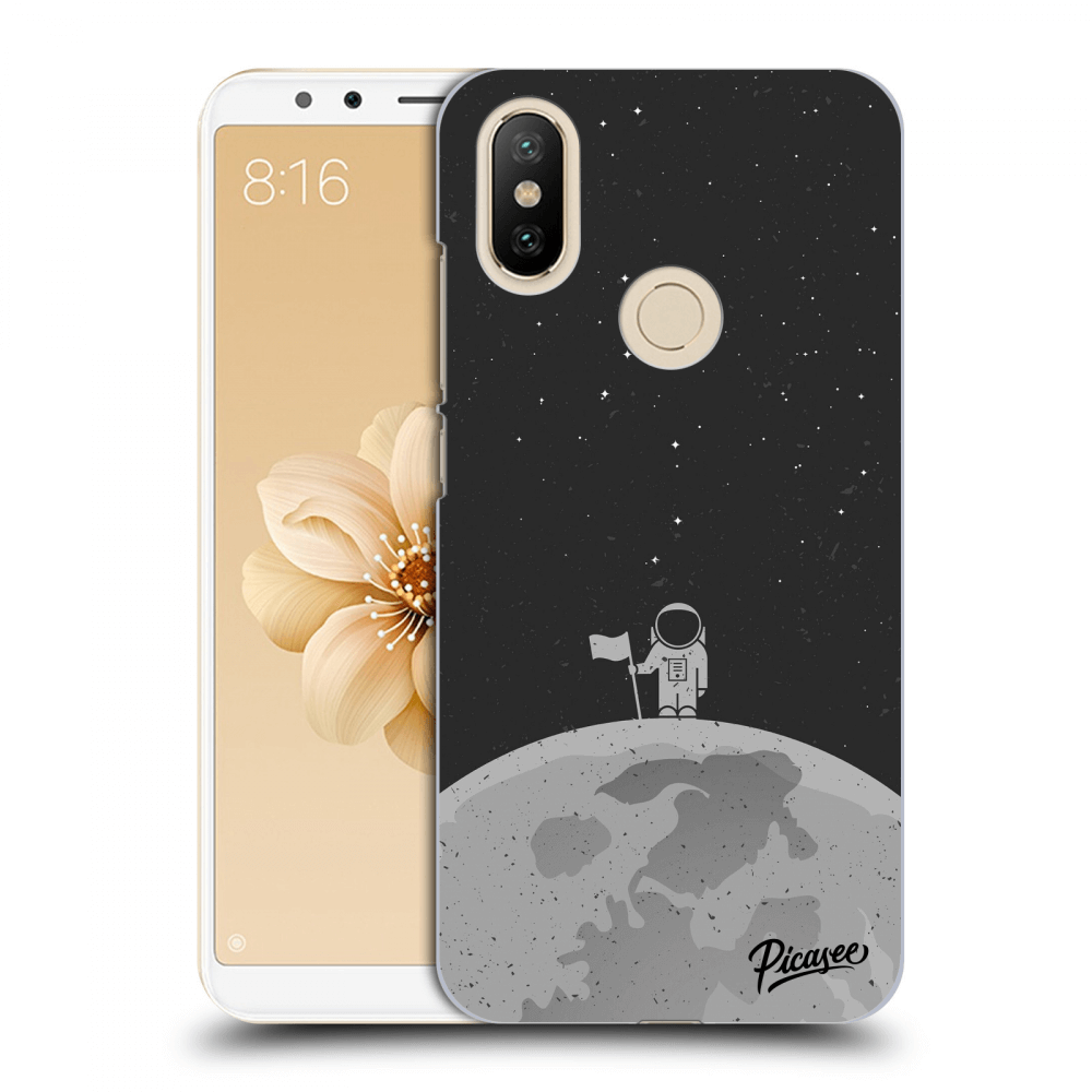 Picasee Xiaomi Mi A2 Hülle - Transparentes Silikon - Astronaut