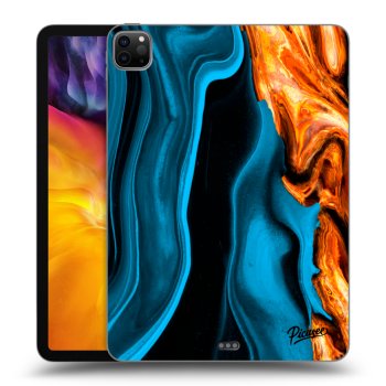 Hülle für Apple iPad Pro 11" 2024 (7.gen.) - Gold blue
