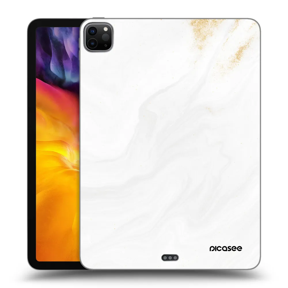 Picasee Schwarze Silikonhülle für Apple iPad Pro 11" 2024 (7.gen.) - White