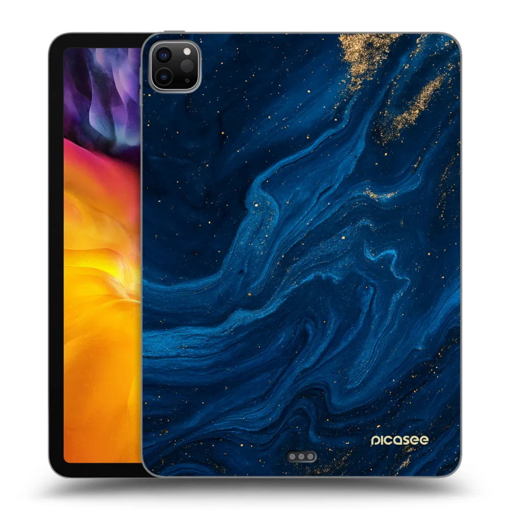 Picasee Schwarze Silikonhülle für Apple iPad Pro 11" 2024 (7.gen.) - Blue