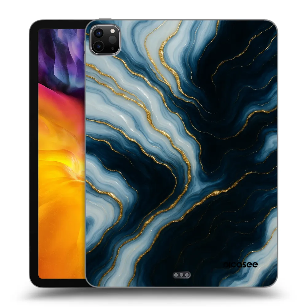Picasee Schwarze Silikonhülle für Apple iPad Pro 11" 2024 (7.gen.) - Luna