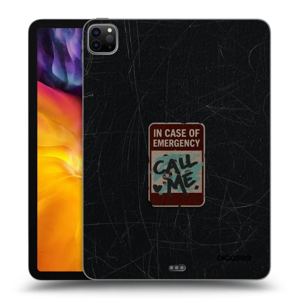 Picasee Schwarze Silikonhülle für Apple iPad Pro 11" 2024 (7.gen.) - EMERGENCY