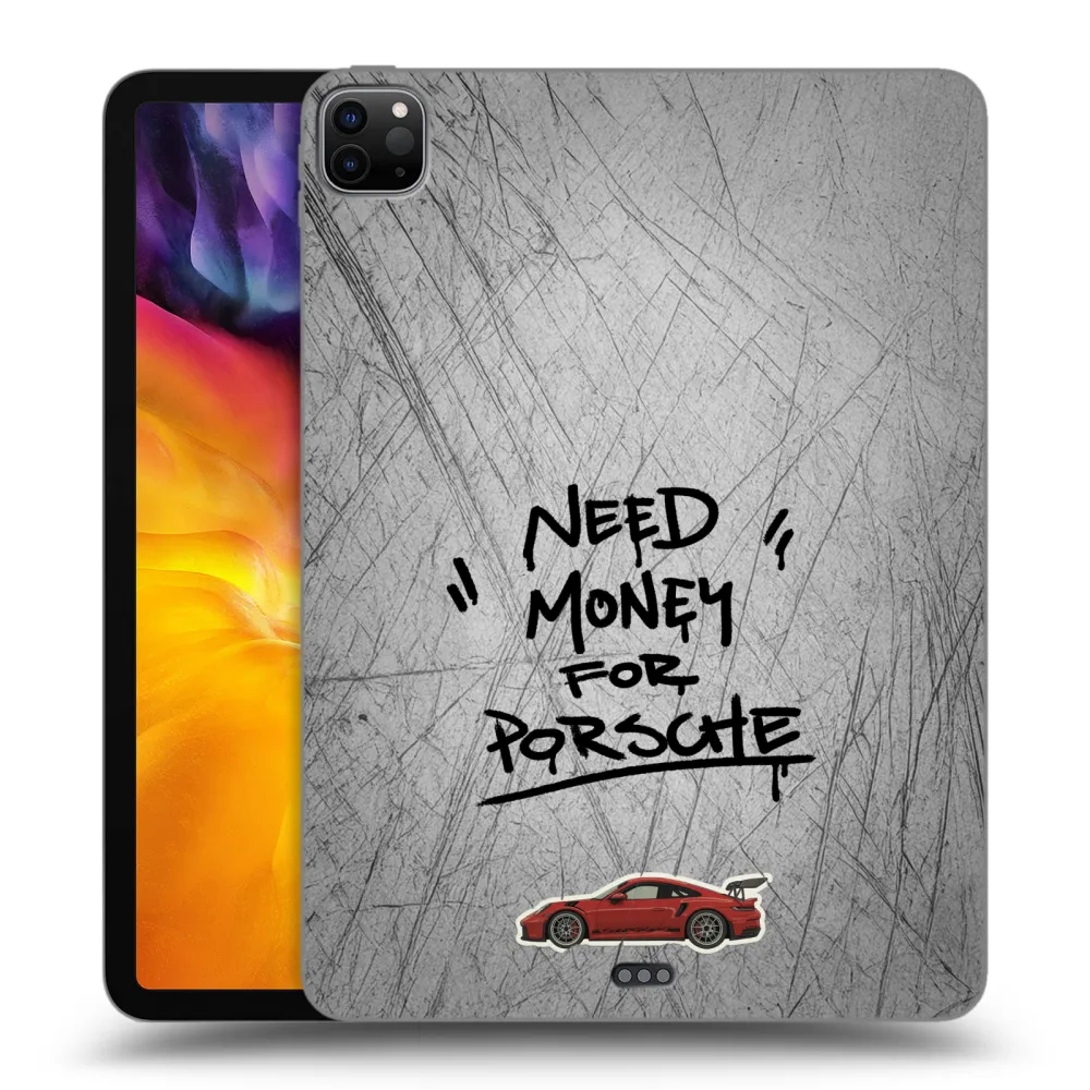 Picasee Schwarze Silikonhülle für Apple iPad Pro 11" 2024 (7.gen.) - Grey Drift