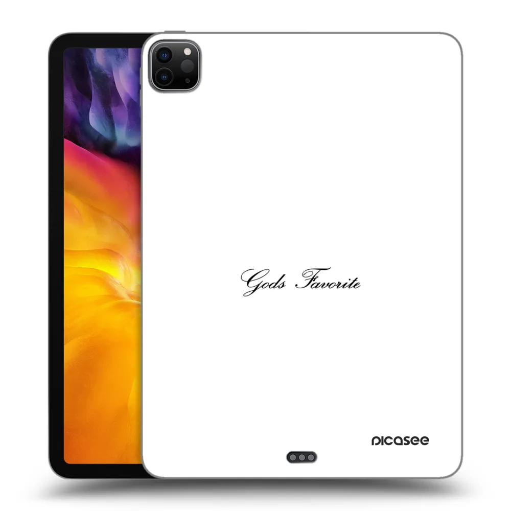 Picasee Schwarze Silikonhülle für Apple iPad Pro 11" 2024 (7.gen.) - Gods Favorite