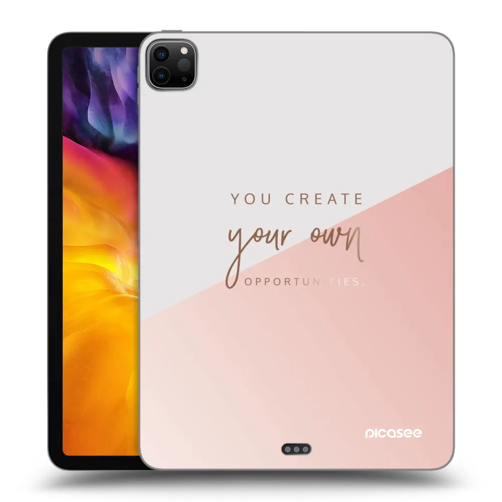 Picasee Schwarze Silikonhülle für Apple iPad Pro 11" 2024 (7.gen.) - You create your own opportunities