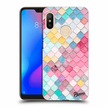 Picasee Xiaomi Mi A2 Lite Hülle - Transparentes Silikon - Colorful roof