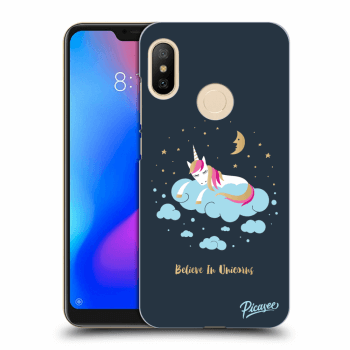 Picasee Xiaomi Mi A2 Lite Hülle - Transparentes Silikon - Believe In Unicorns