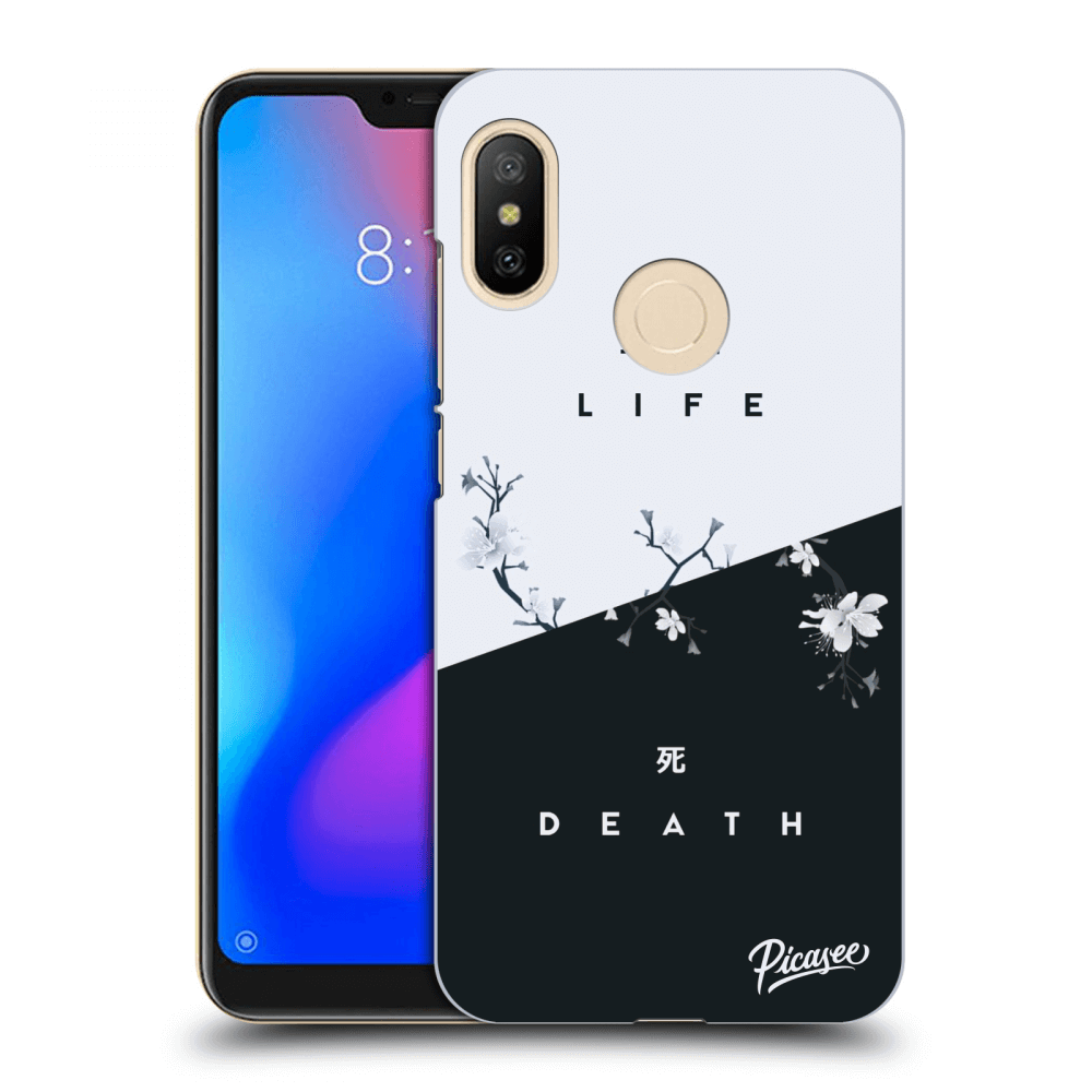Picasee Xiaomi Mi A2 Lite Hülle - Transparentes Silikon - Life - Death