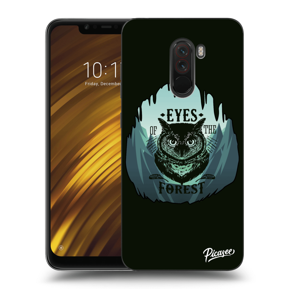 Picasee Xiaomi Pocophone F1 Hülle - Milchiges Silikon - Forest owl