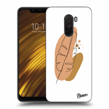 Picasee Xiaomi Pocophone F1 Hülle - Milchiges Silikon - Feather brown