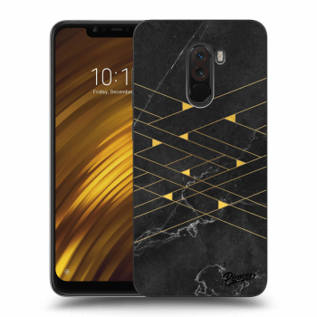 Picasee Xiaomi Pocophone F1 Hülle - Milchiges Silikon - Gold Minimal