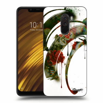 Picasee Xiaomi Pocophone F1 Hülle - Milchiges Silikon - Roses white