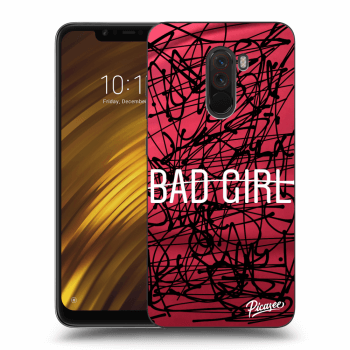 Picasee Xiaomi Pocophone F1 Hülle - Transparentes Silikon - Bad girl