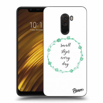 Picasee Xiaomi Pocophone F1 Hülle - Transparentes Silikon - Small steps every day