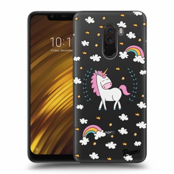 Picasee Xiaomi Pocophone F1 Hülle - Transparentes Silikon - Unicorn star heaven