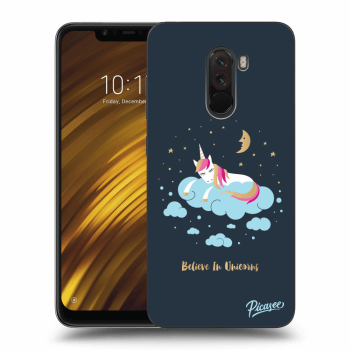 Picasee Xiaomi Pocophone F1 Hülle - Transparentes Silikon - Believe In Unicorns