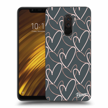 Picasee Xiaomi Pocophone F1 Hülle - Transparentes Silikon - Lots of love