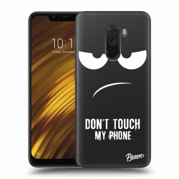 Picasee Xiaomi Pocophone F1 Hülle - Transparentes Silikon - Don't Touch My Phone