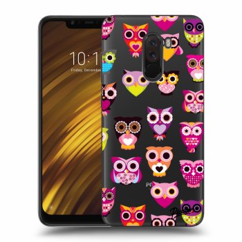 Picasee Xiaomi Pocophone F1 Hülle - Transparentes Silikon - Owls