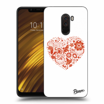Picasee Xiaomi Pocophone F1 Hülle - Transparentes Silikon - Big heart