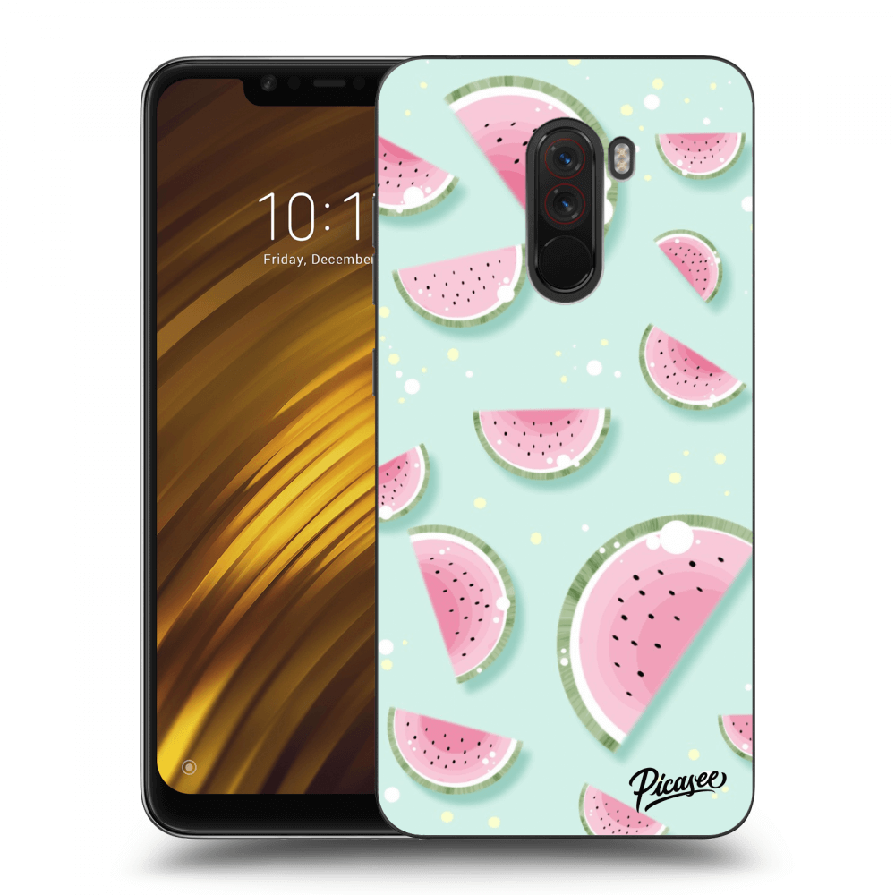 Picasee Xiaomi Pocophone F1 Hülle - Transparentes Silikon - Watermelon 2