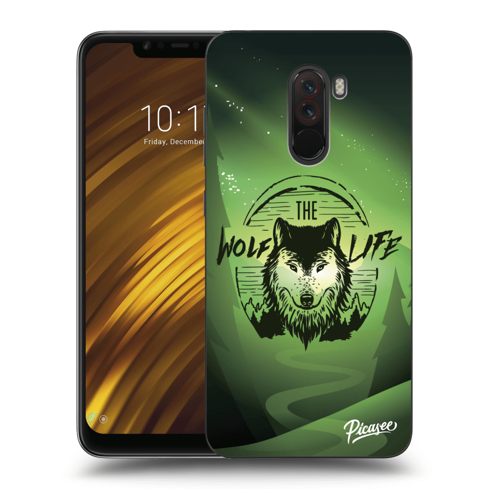 Picasee Xiaomi Pocophone F1 Hülle - Milchiges Silikon - Wolf life