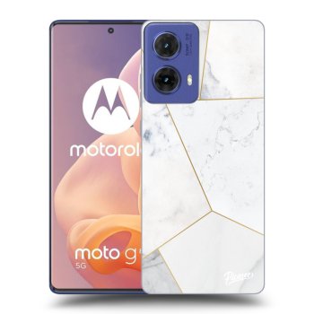 Hülle für Motorola Moto G85 - White tile