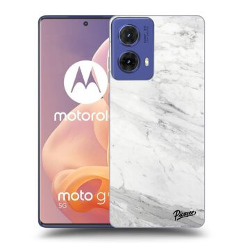 Hülle für Motorola Moto G85 - White marble