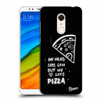 Picasee Xiaomi Redmi 5 Plus Global Hülle - Schwarzes Silikon - Pizza