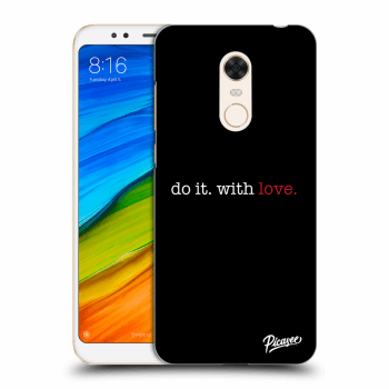 Picasee Xiaomi Redmi 5 Plus Global Hülle - Schwarzes Silikon - Do it. With love.