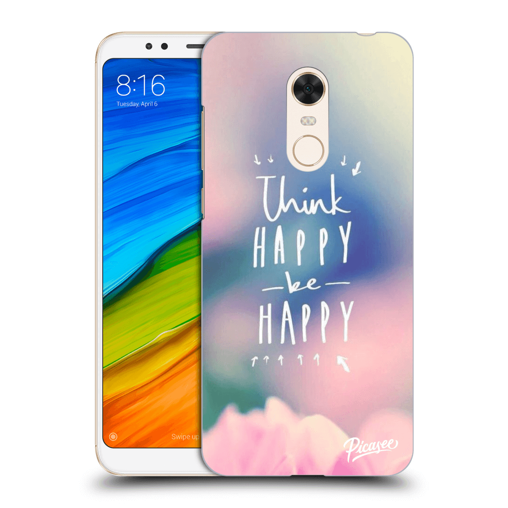 Picasee Xiaomi Redmi 5 Plus Global Hülle - Transparentes Silikon - Think happy be happy