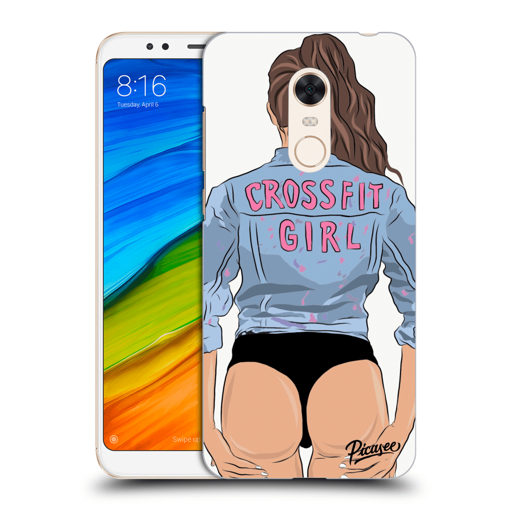 Picasee Xiaomi Redmi 5 Plus Global Hülle - Transparentes Silikon - Crossfit girl - nickynellow