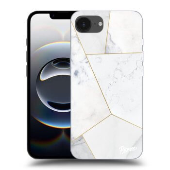 Hülle für Apple iPhone 16e - White tile