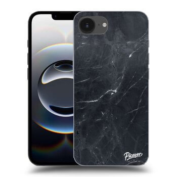 Hülle für Apple iPhone 16e - Black marble