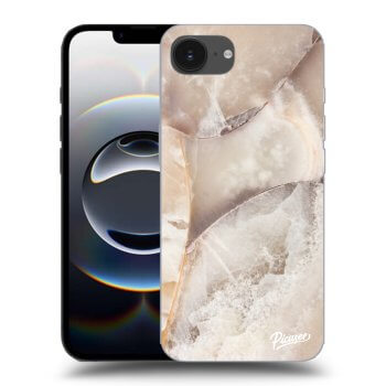 Hülle für Apple iPhone 16e - Cream marble