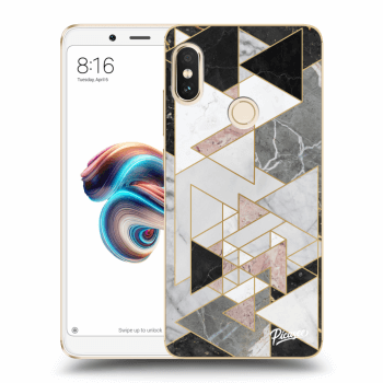 Picasee Xiaomi Redmi Note 5 Global Hülle - Transparentes Silikon - Light geometry