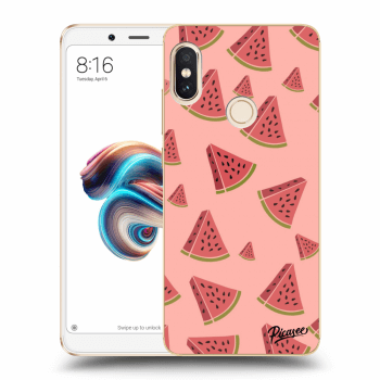 Picasee Xiaomi Redmi Note 5 Global Hülle - Transparentes Silikon - Watermelon