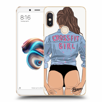 Picasee Xiaomi Redmi Note 5 Global Hülle - Transparentes Silikon - Crossfit girl - nickynellow