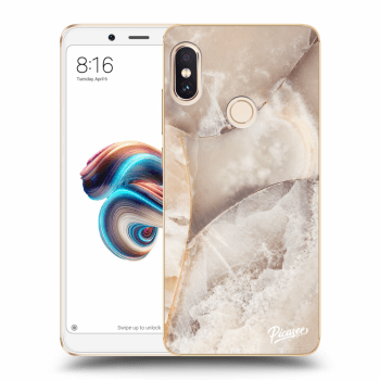 Hülle für Xiaomi Redmi Note 5 Global - Cream marble
