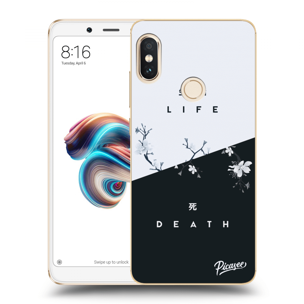 Picasee Xiaomi Redmi Note 5 Global Hülle - Transparentes Silikon - Life - Death