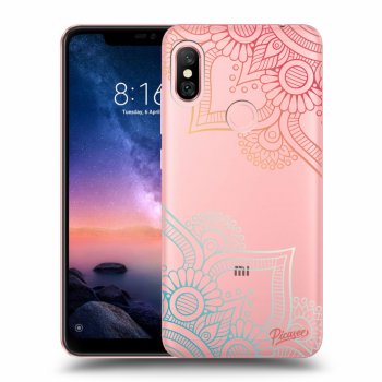 Picasee Xiaomi Redmi Note 6 Pro Hülle - Transparentes Silikon - Flowers pattern