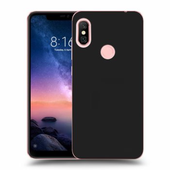 Picasee Xiaomi Redmi Note 6 Pro Hülle - Schwarzes Silikon - Clear
