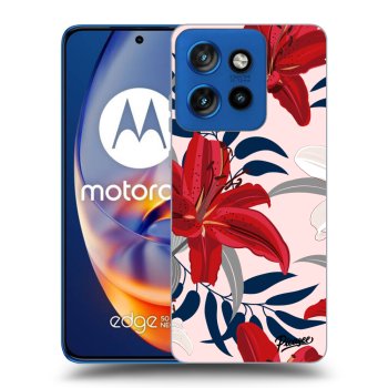 Hülle für Motorola Edge 50 Neo - Red Lily